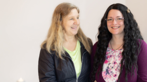 Monika Giel mit Jessica Mosh in Bamberg